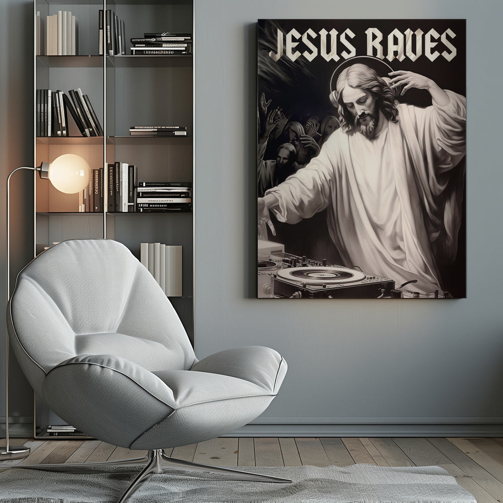 Wall art Jesus Raves
