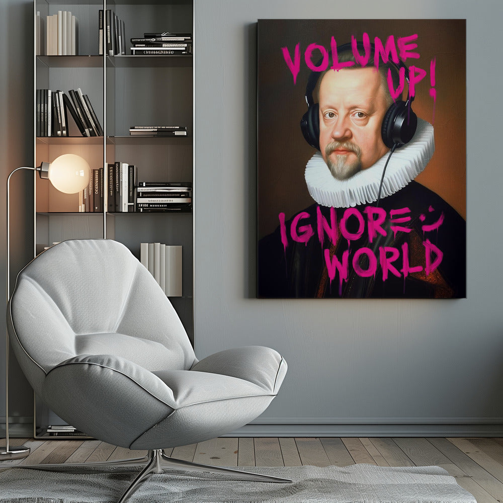 Volume Up Canvas Print