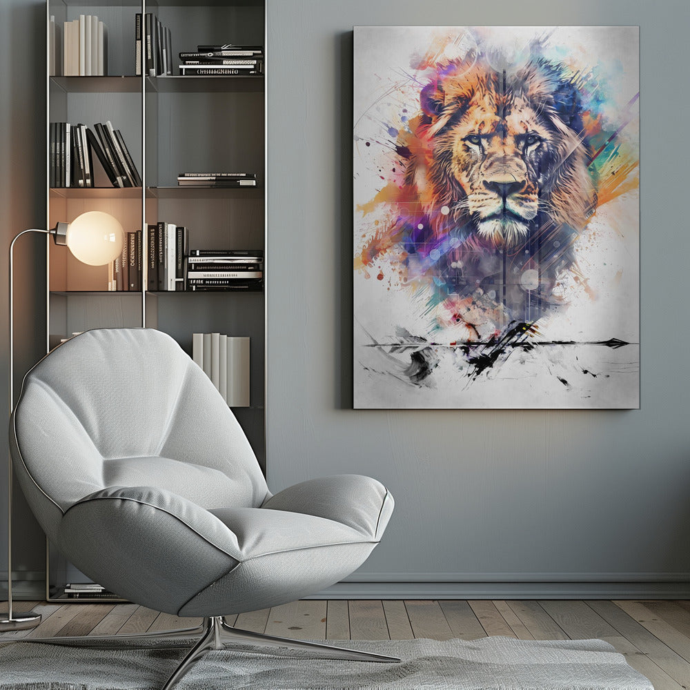 Wall art Lion Poster Art 04
