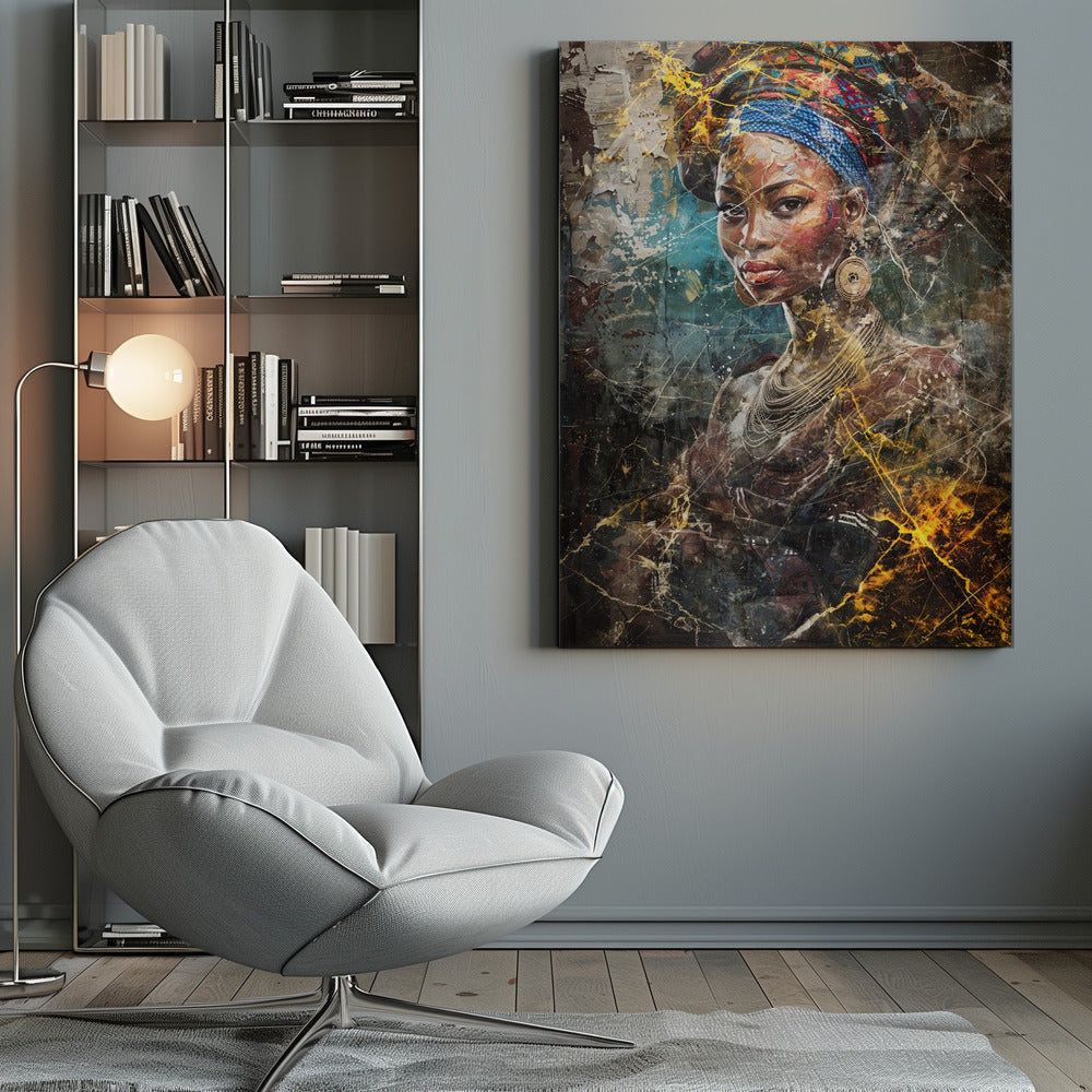 Wall art African Art Illustration Wallart 067