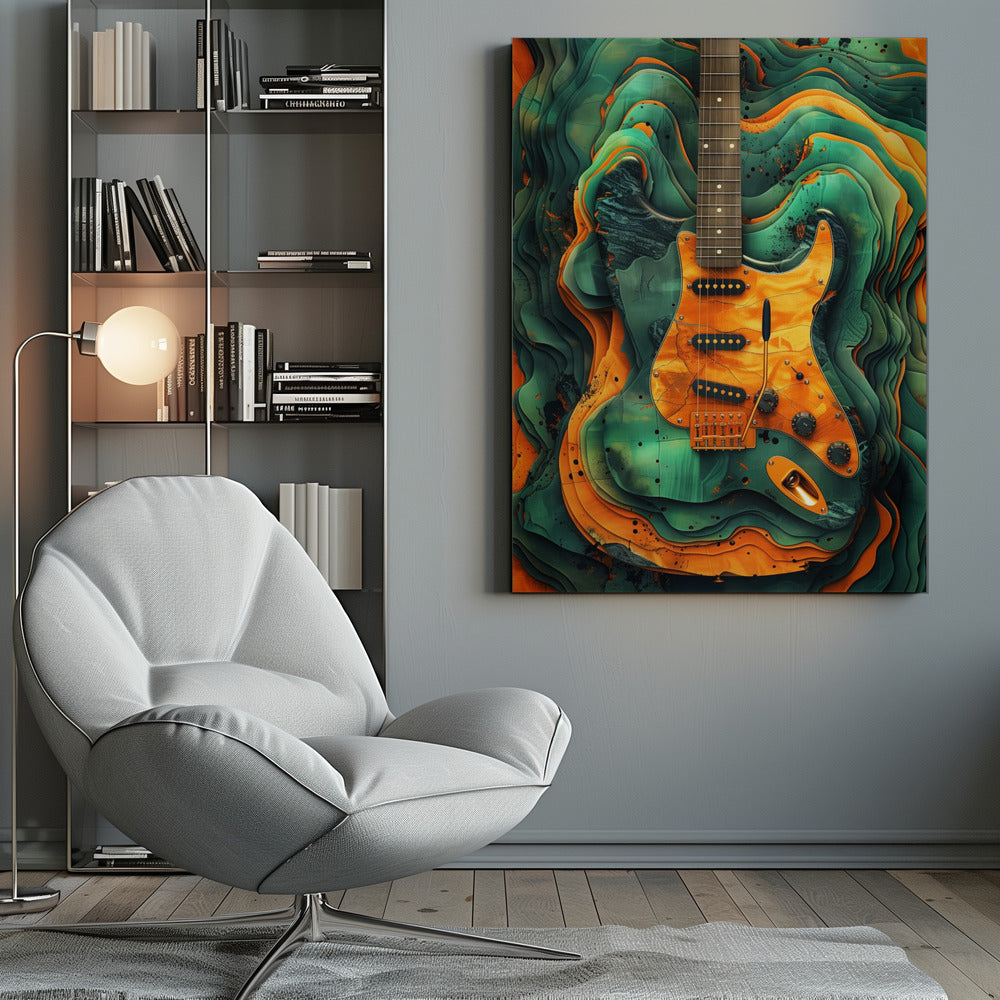Music Guitar 4 Canvas Print