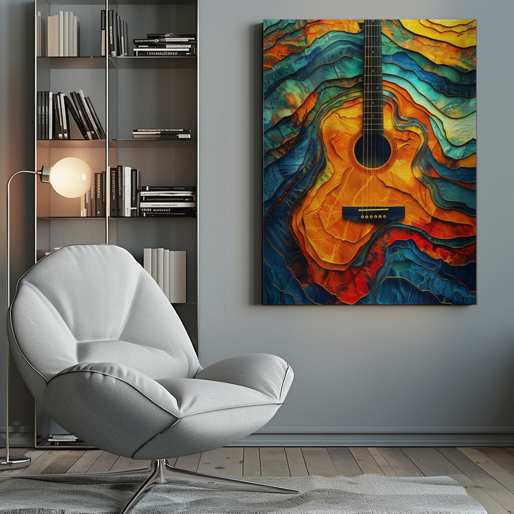 Music Guitar 6 Canvas Print