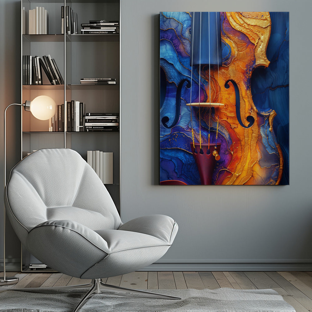 Wall art Music Violin 2 Canvas Print