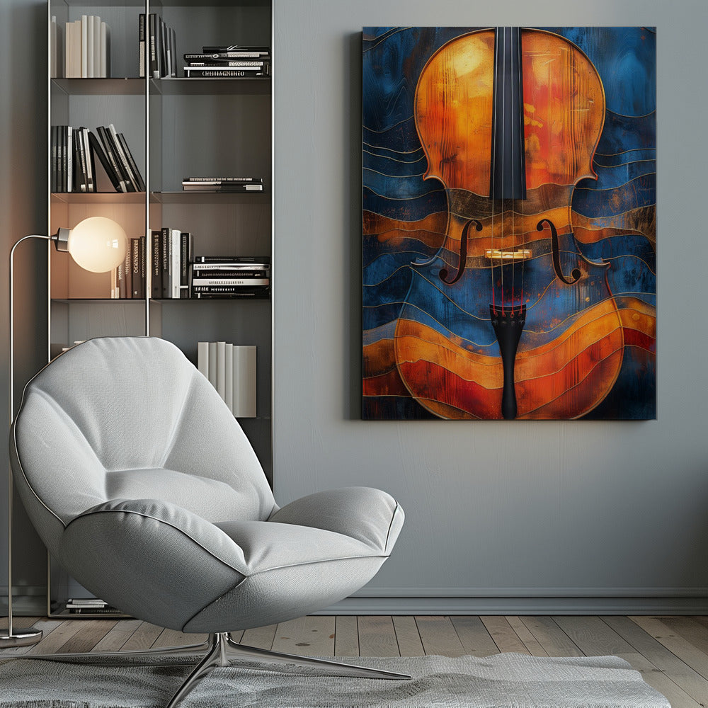 Wall art Music Violin 6 Canvas Print
