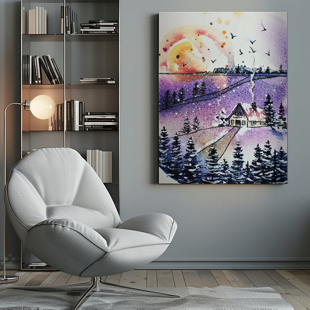 Wall art Winter 2 Canvas Print