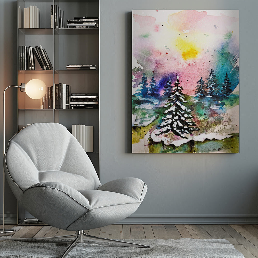 Wall art Winter 9 Canvas Print