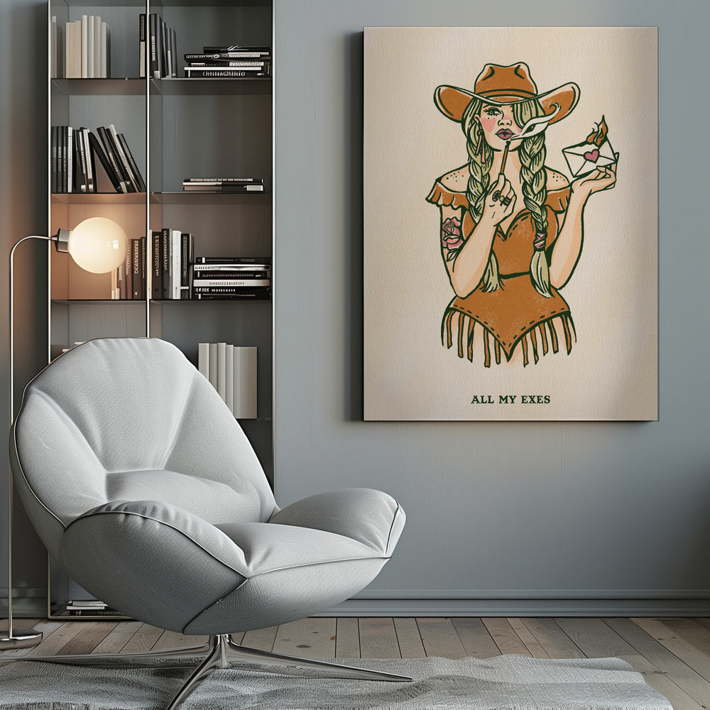 Wall Art All My Exes 2