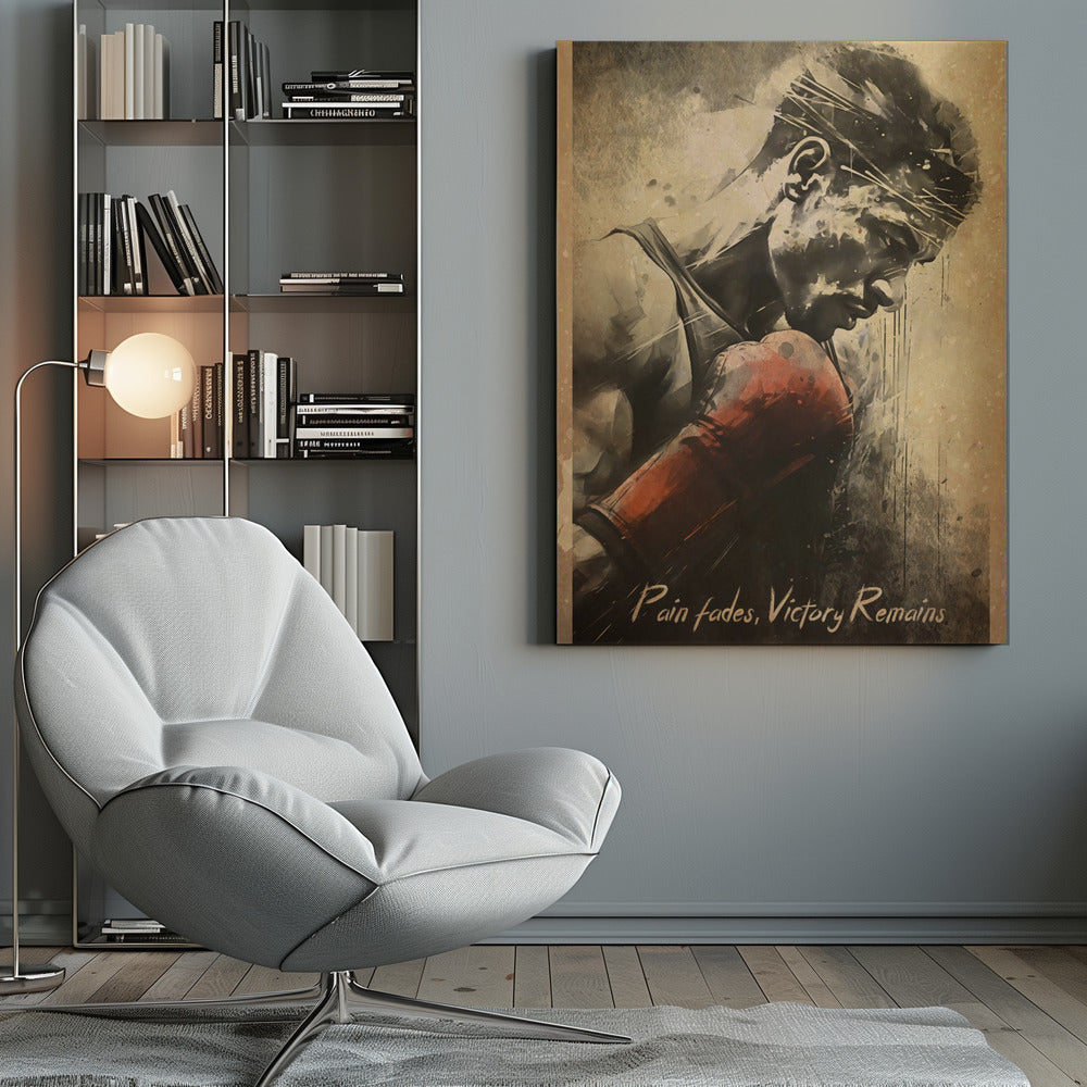 Wall art Pain Fades Victory Remains