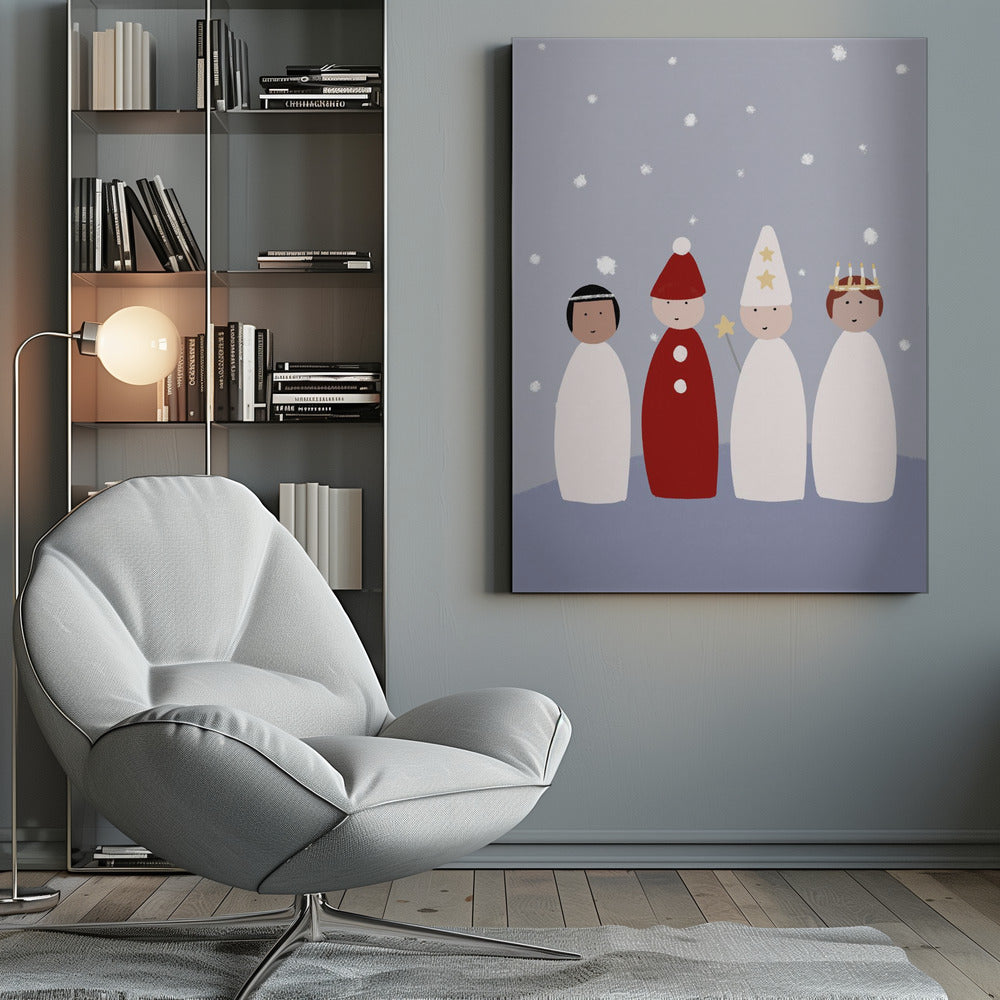 Wall art Swedish Lucia Canvas Print