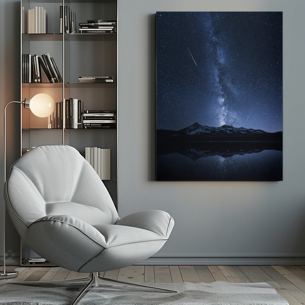 Wall art Galaxies Reflection