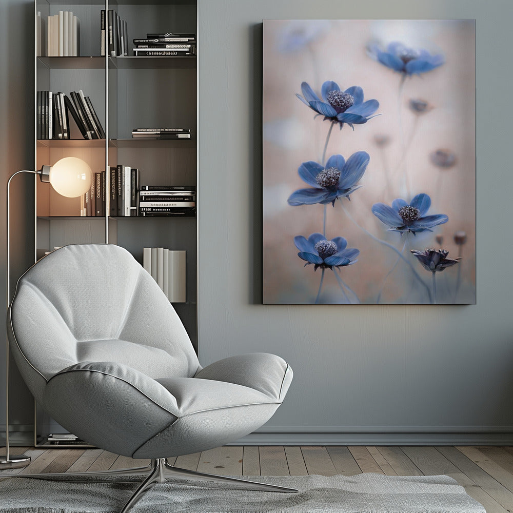Wall Art Cosmos blue
