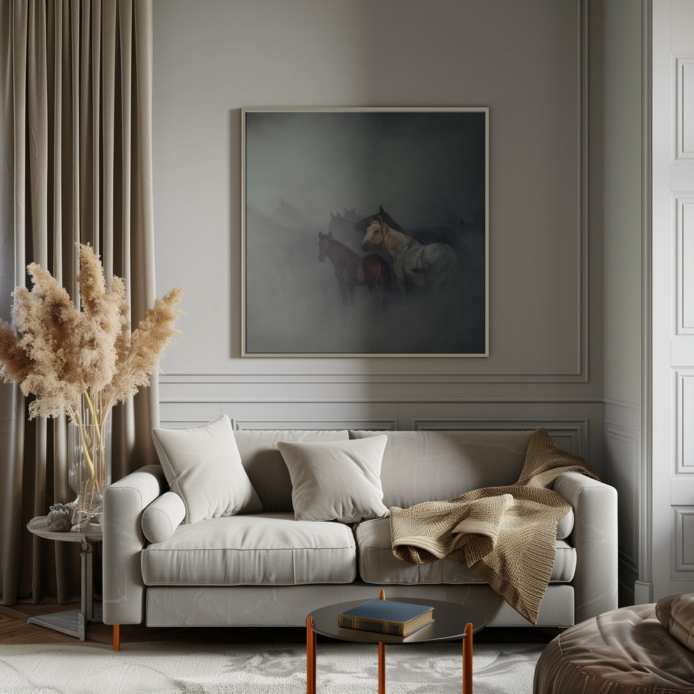 Wall art The lost horses