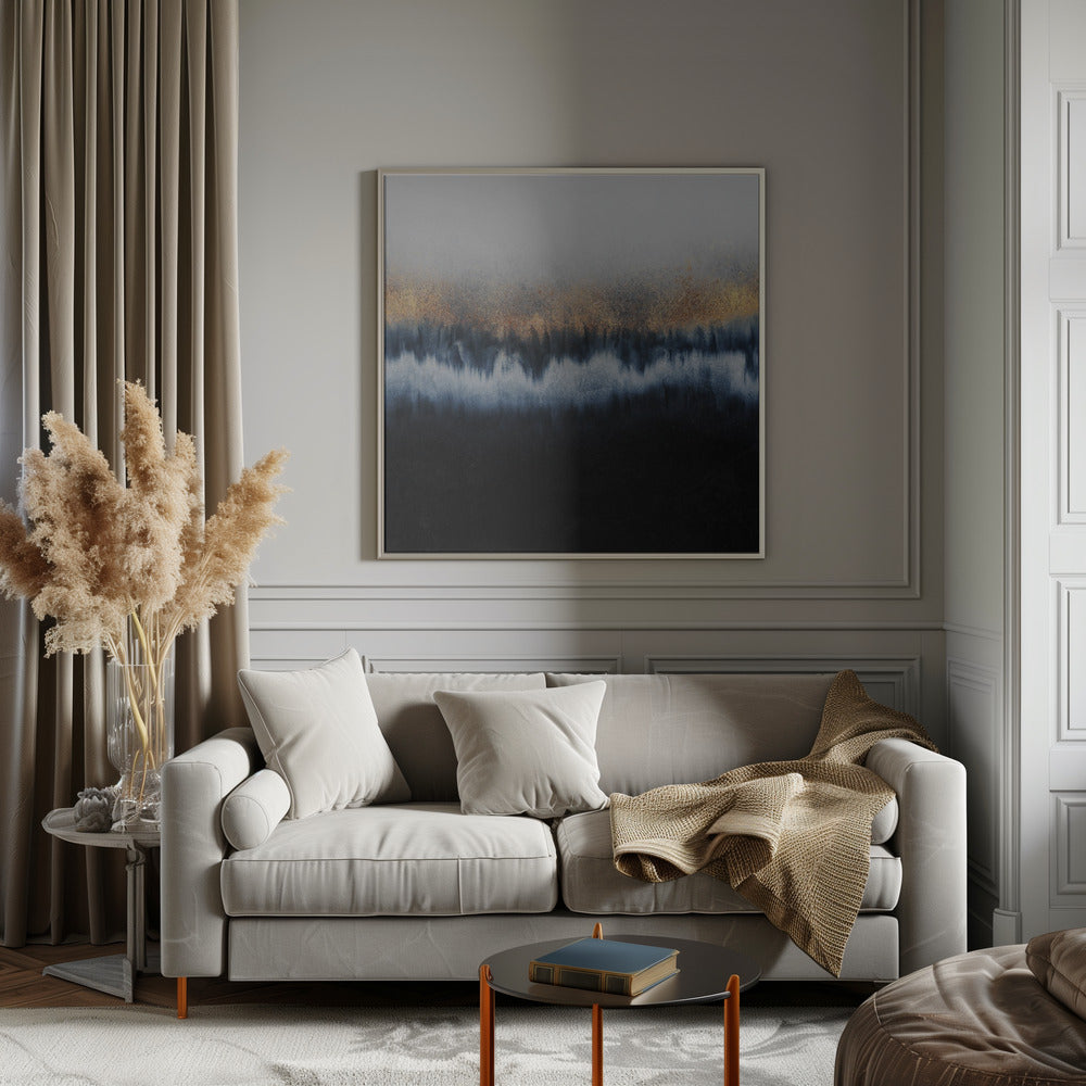 Wall Art Golden Horizon Abstract