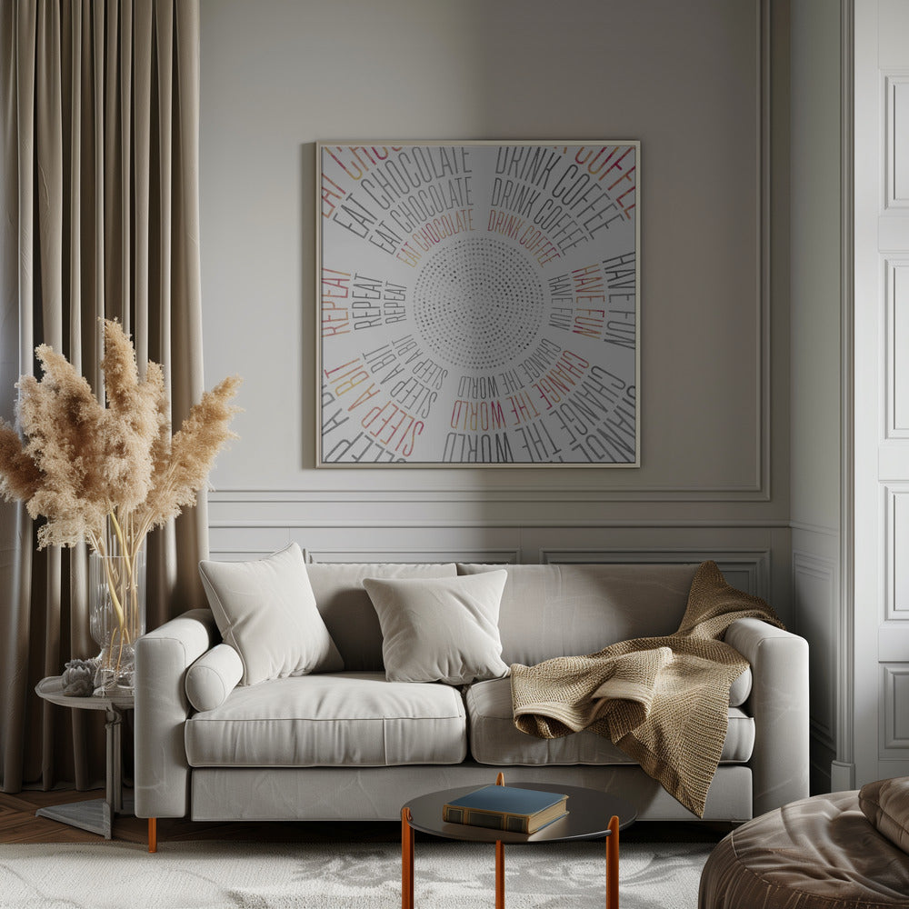 Wall art GRAPHIC ART Life Circles