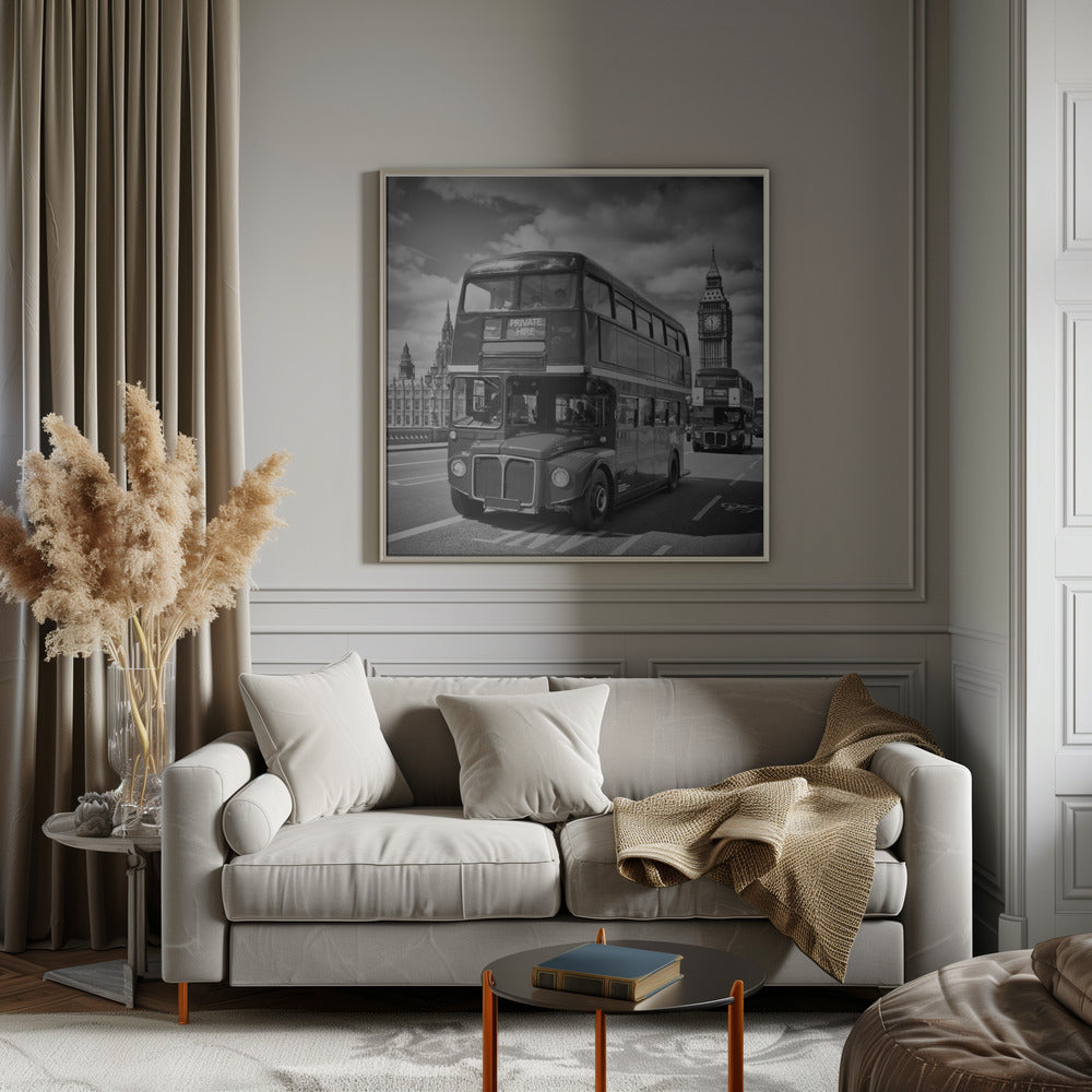 Wall art LONDON Classical Streetscene