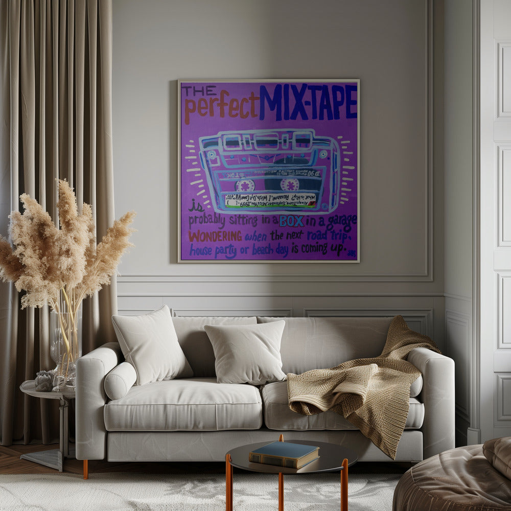 Wall art Mix Tape Canvas Print