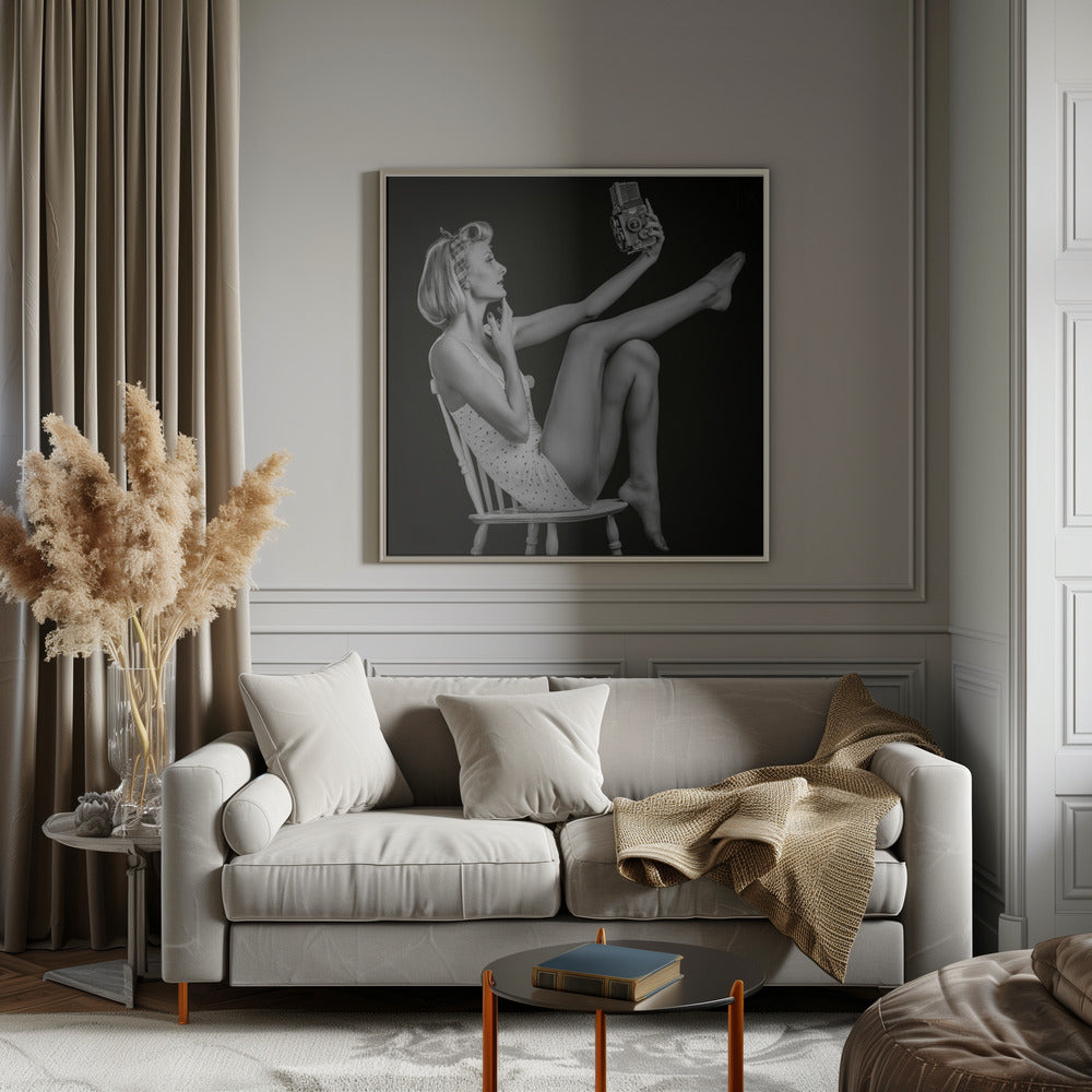 Wall art Vintage Selfie