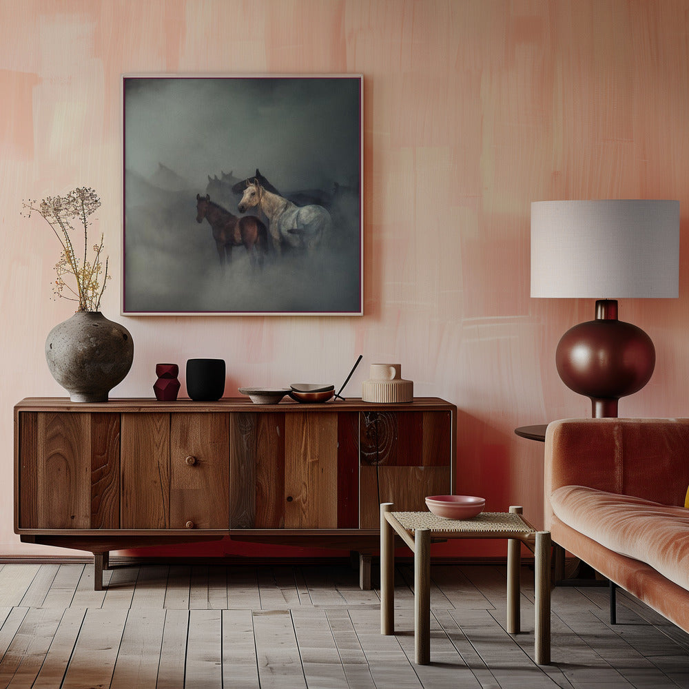 Wall art The lost horses