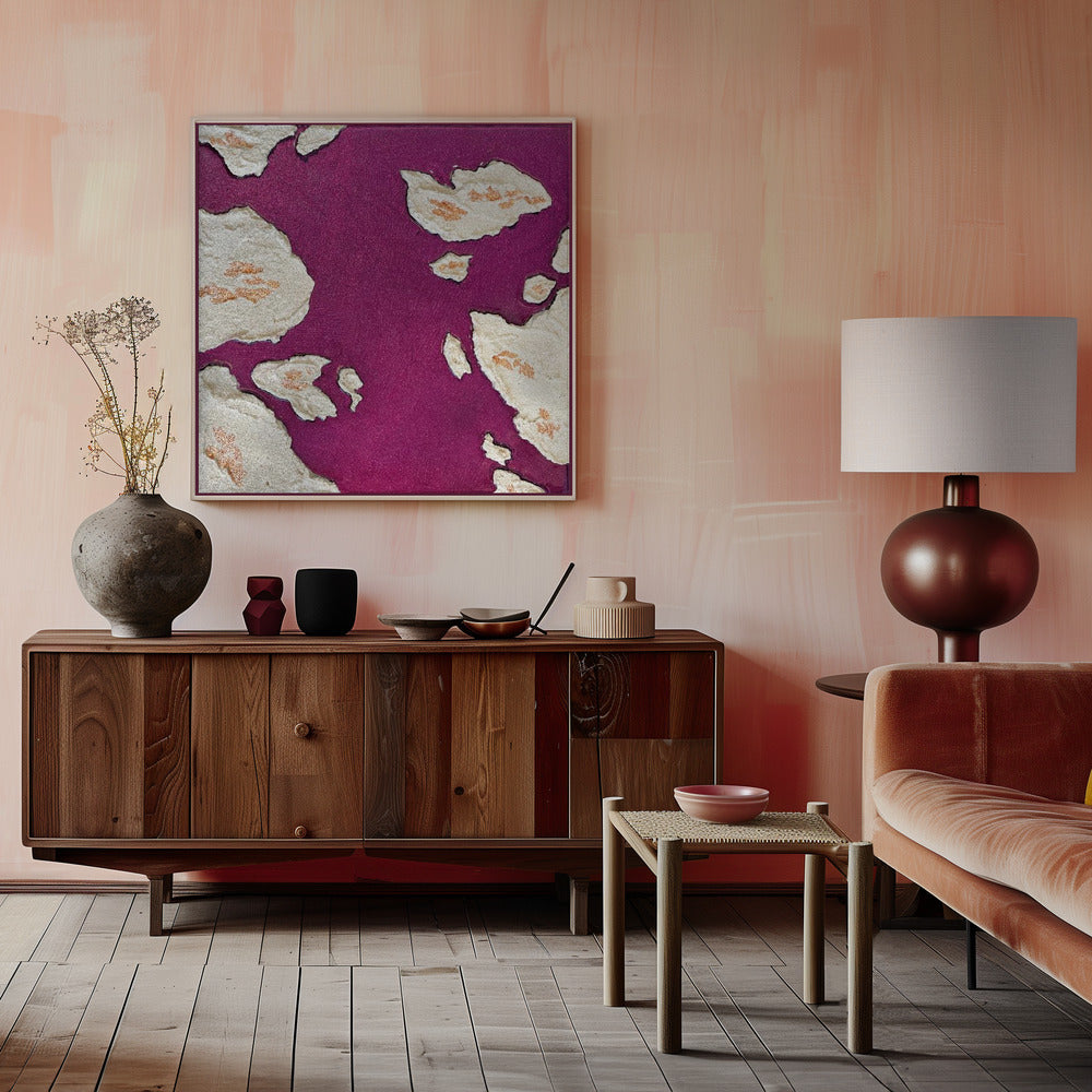 Wall Art Aubergine Islands