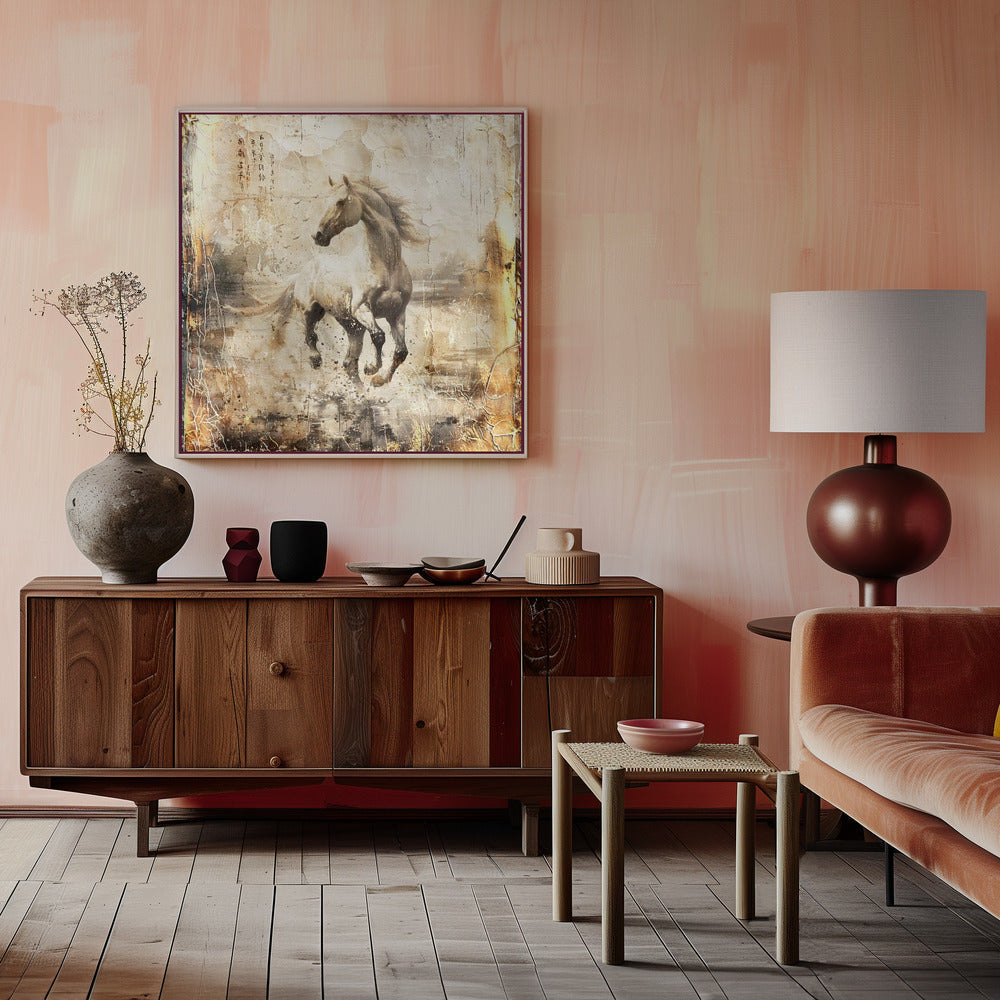 Horse Vintage Art Illustration 16