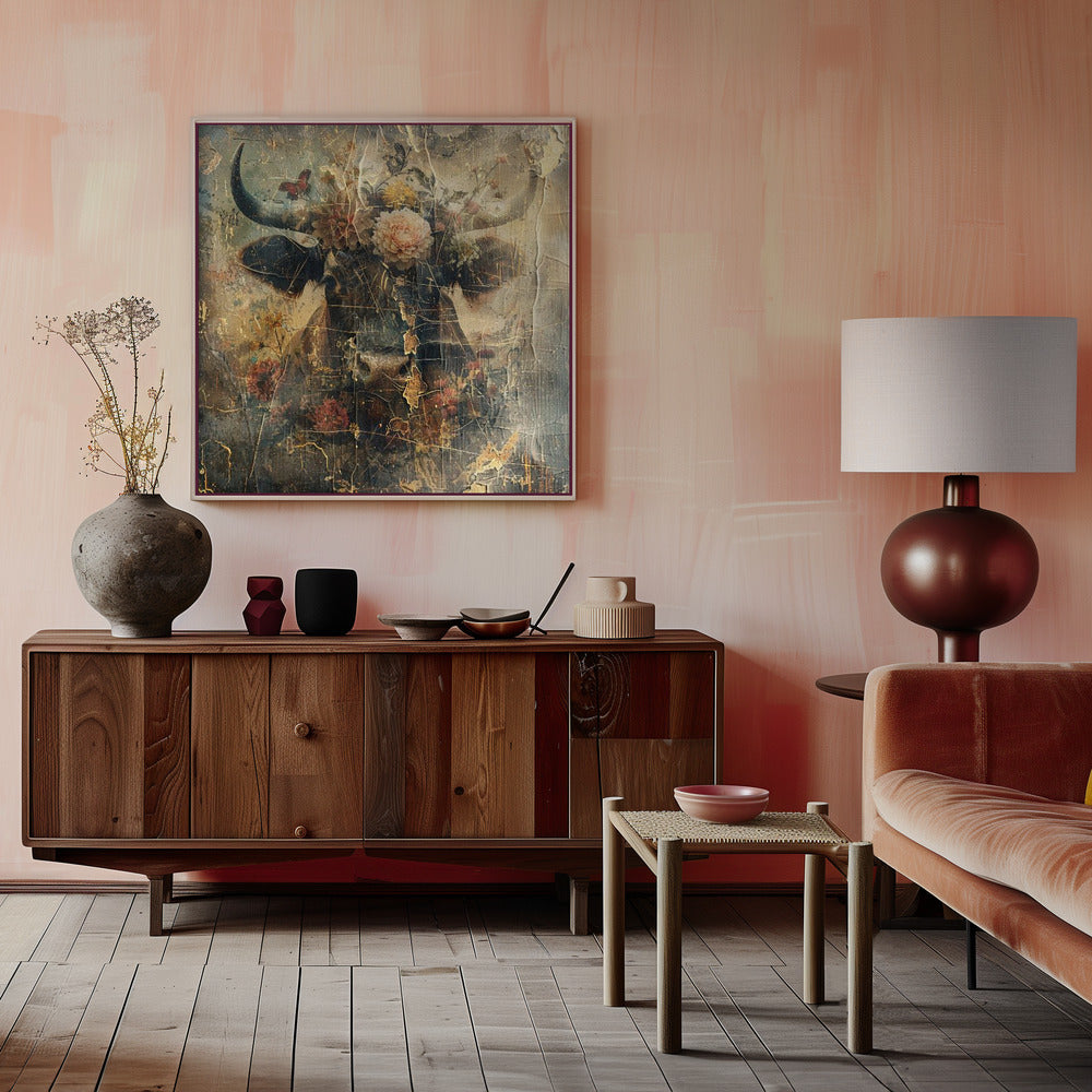 Wall art Floral Animals Vintage Art Illustration 10