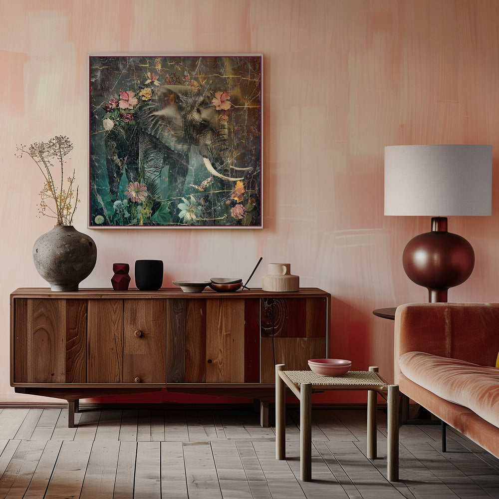 Wall art Floral Animals Vintage Art Illustration 11