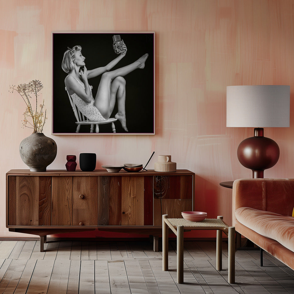 Wall art Vintage Selfie