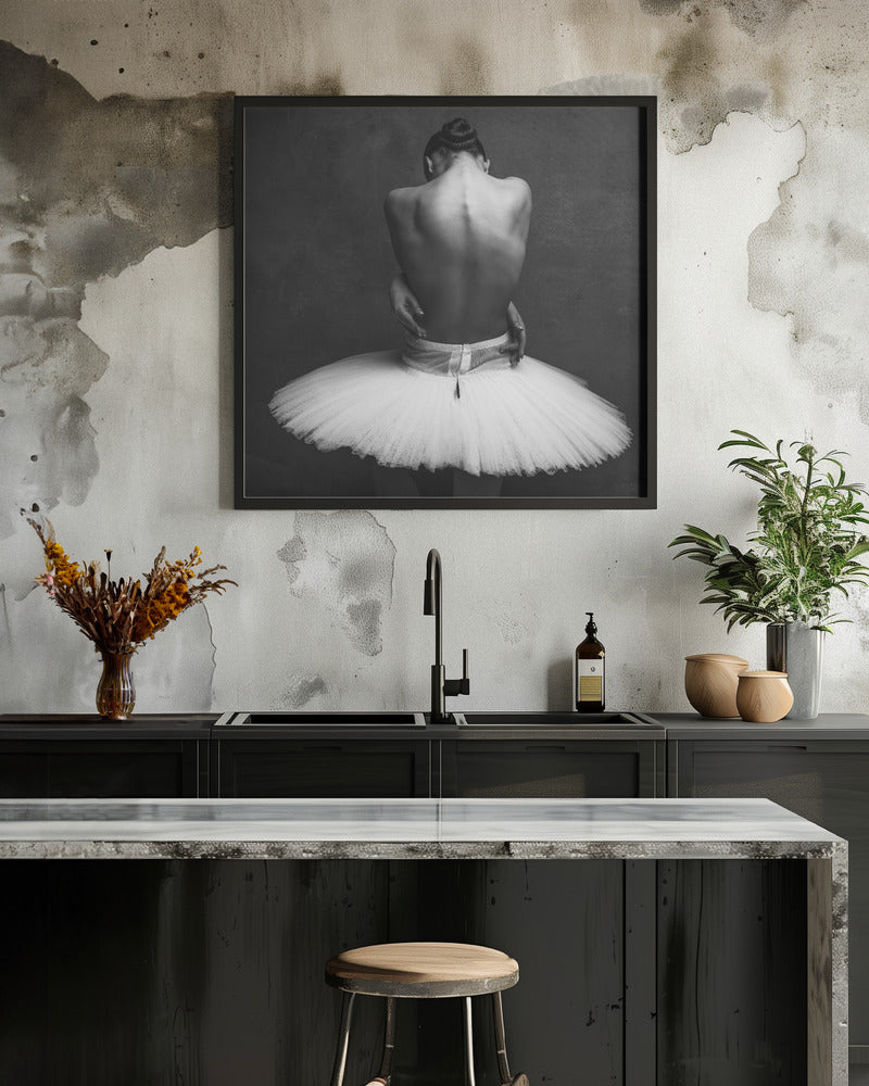 Wall art ballerina's back 2