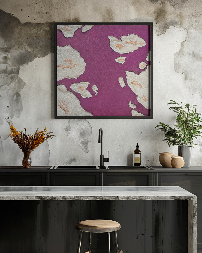 Wall Art Aubergine Islands
