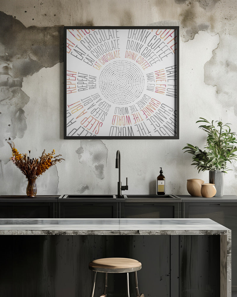 Wall art GRAPHIC ART Life Circles