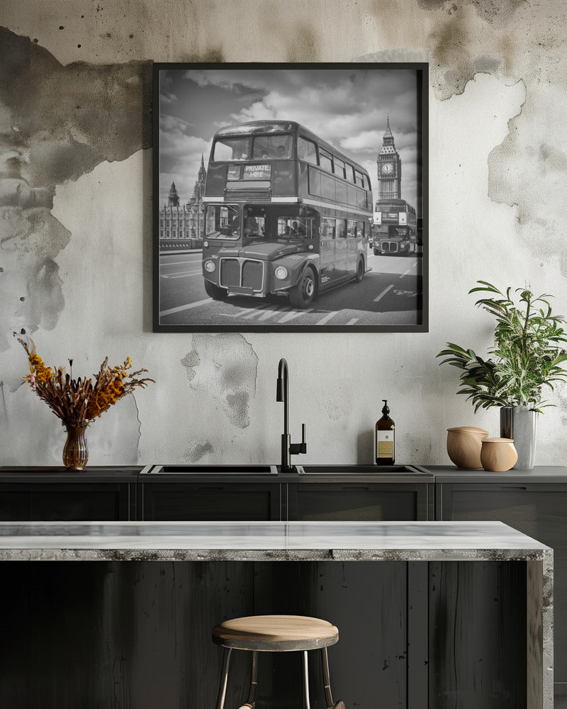 Wall art LONDON Classical Streetscene