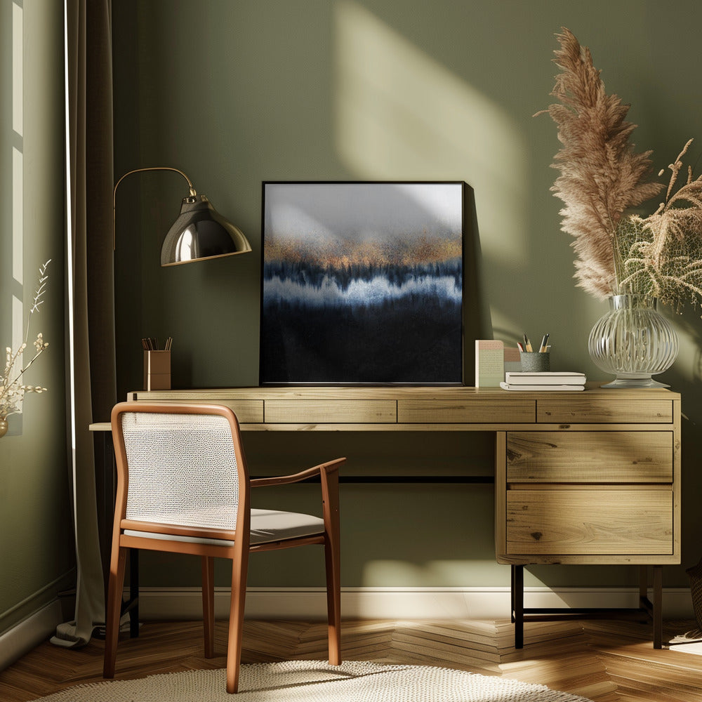 Wall Art Golden Horizon Abstract