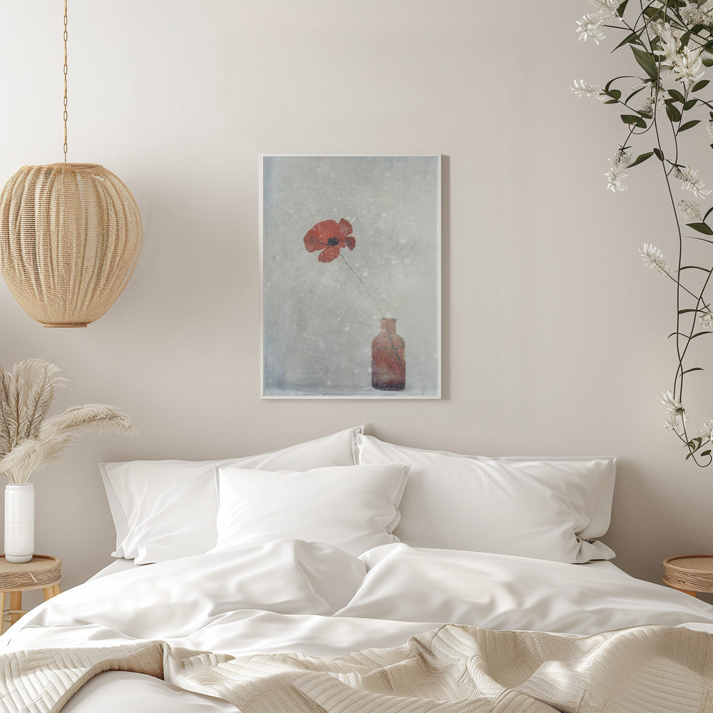 wall art Winter Poppy