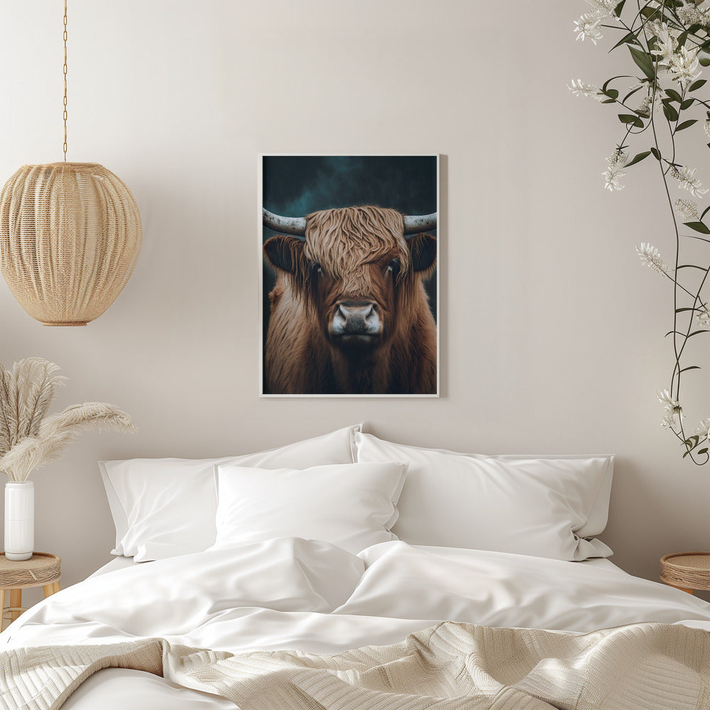 Wall Art Highland Cow