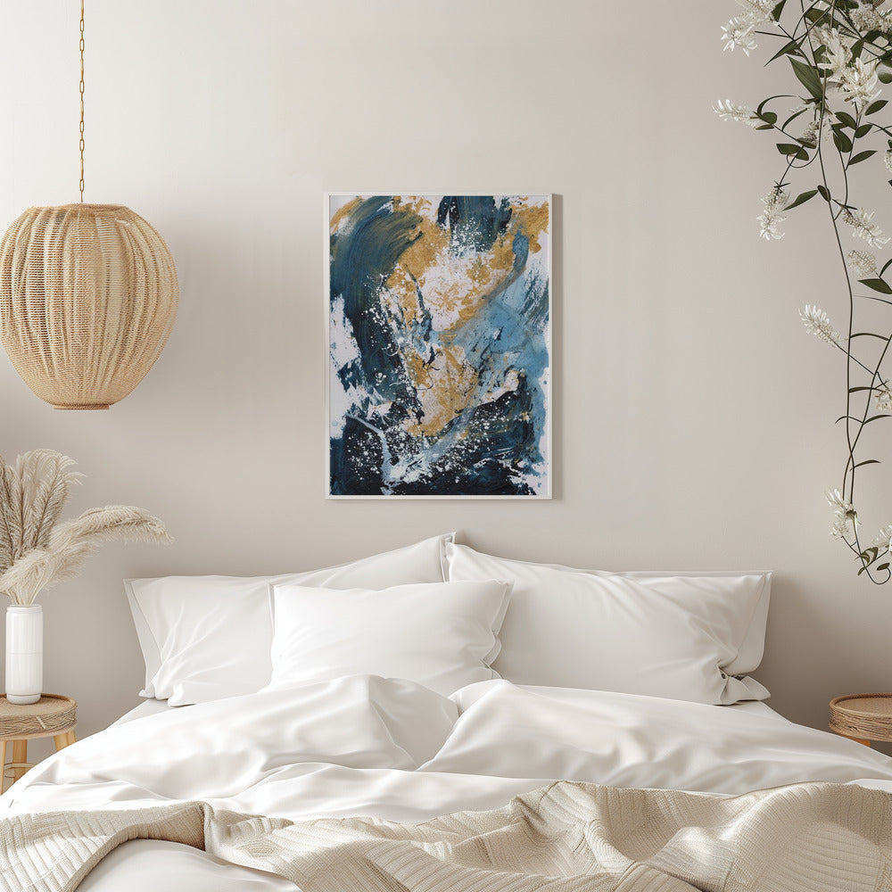 Wall Art Golden Sea