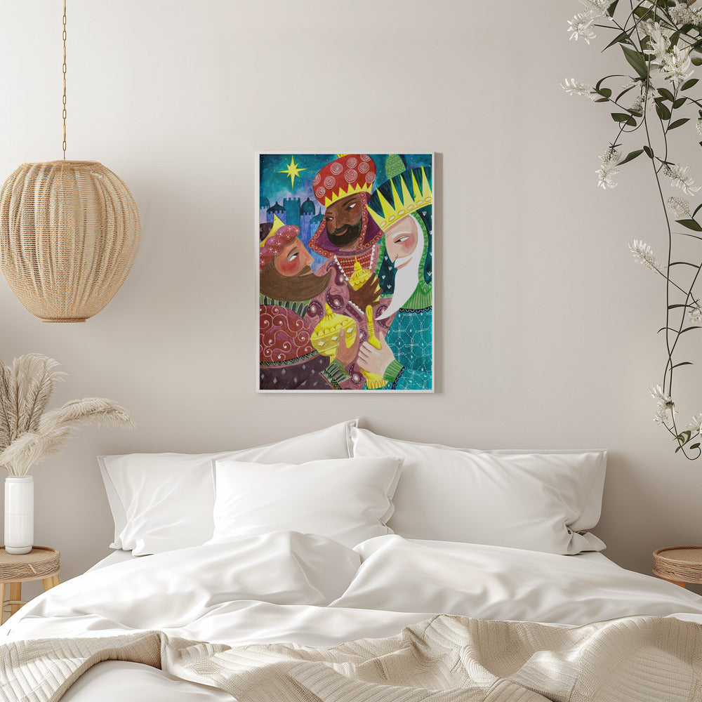 Wall art Three Kings, Three Wise Men Canvas Print
