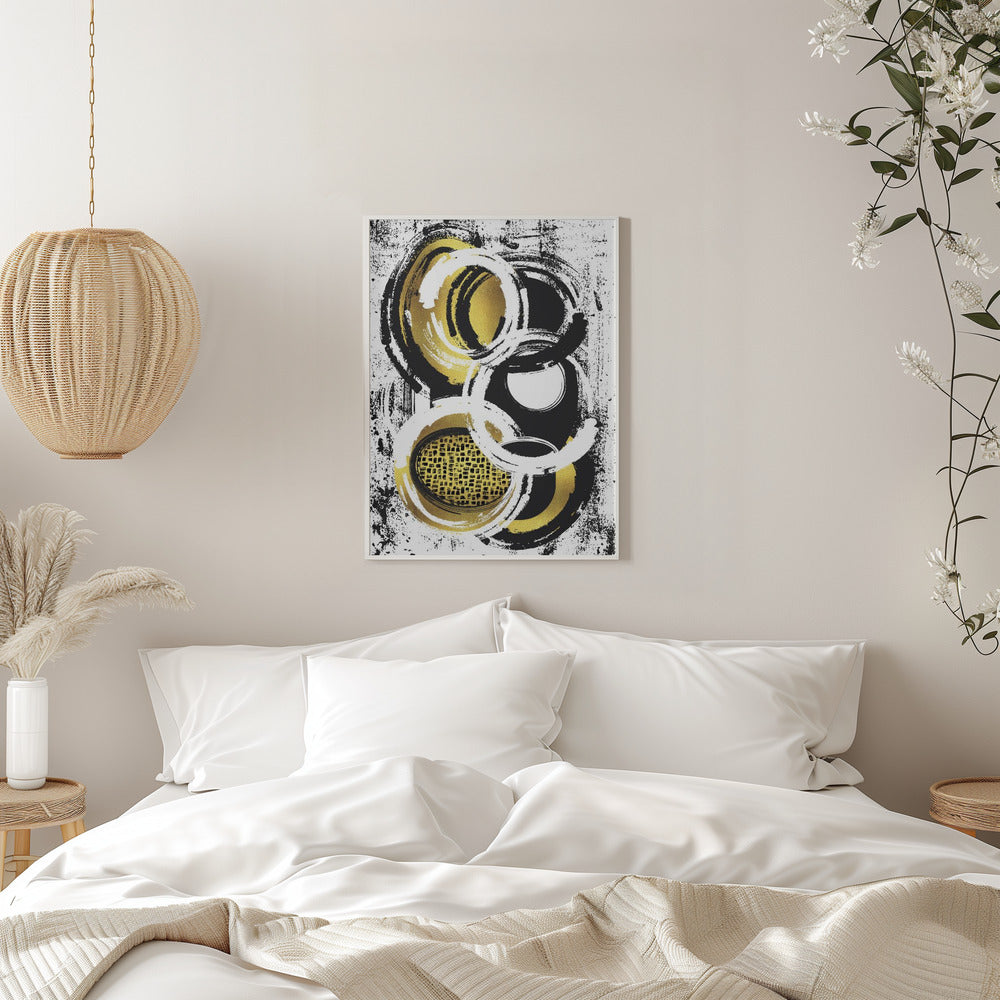 Wall art Abstract Painting No. 2 | gold