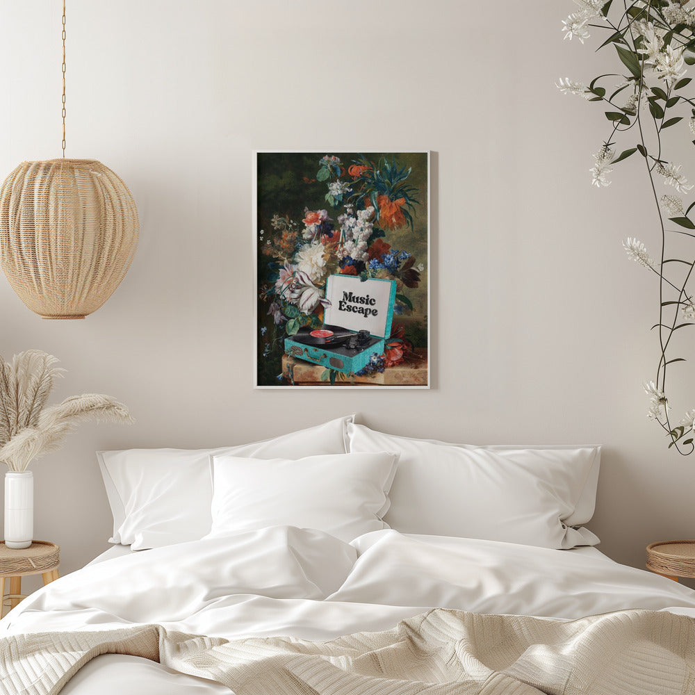 Wall art Music Escape Canvas Print