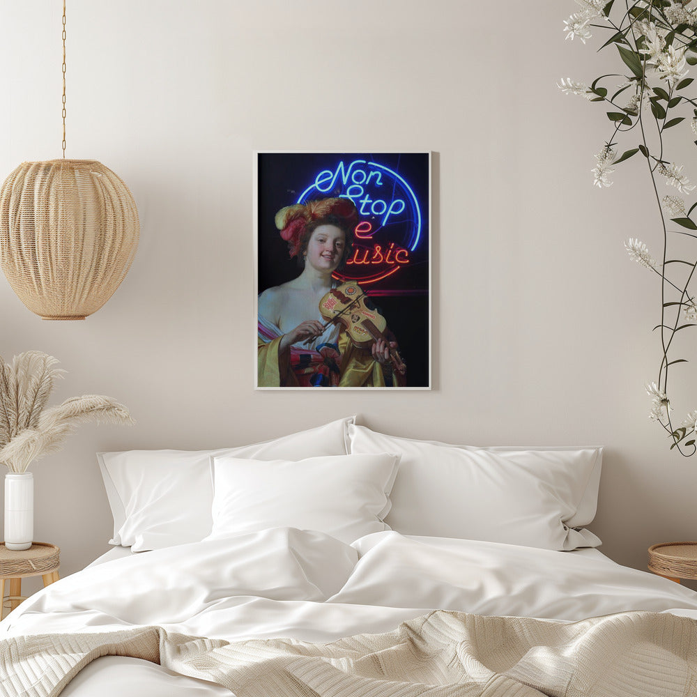 Wall art Non Stop the Music Canvas Print