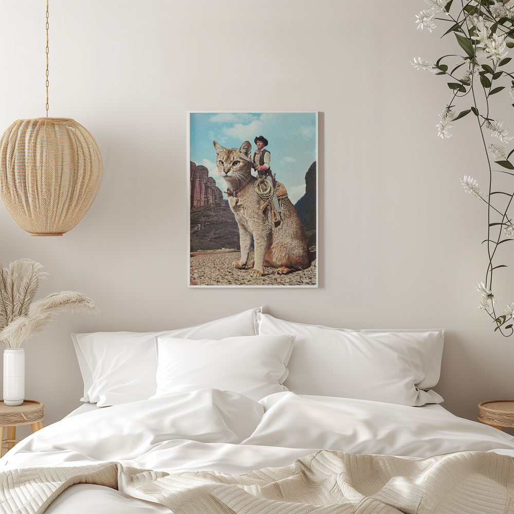 wall art Cat Lone Ranger