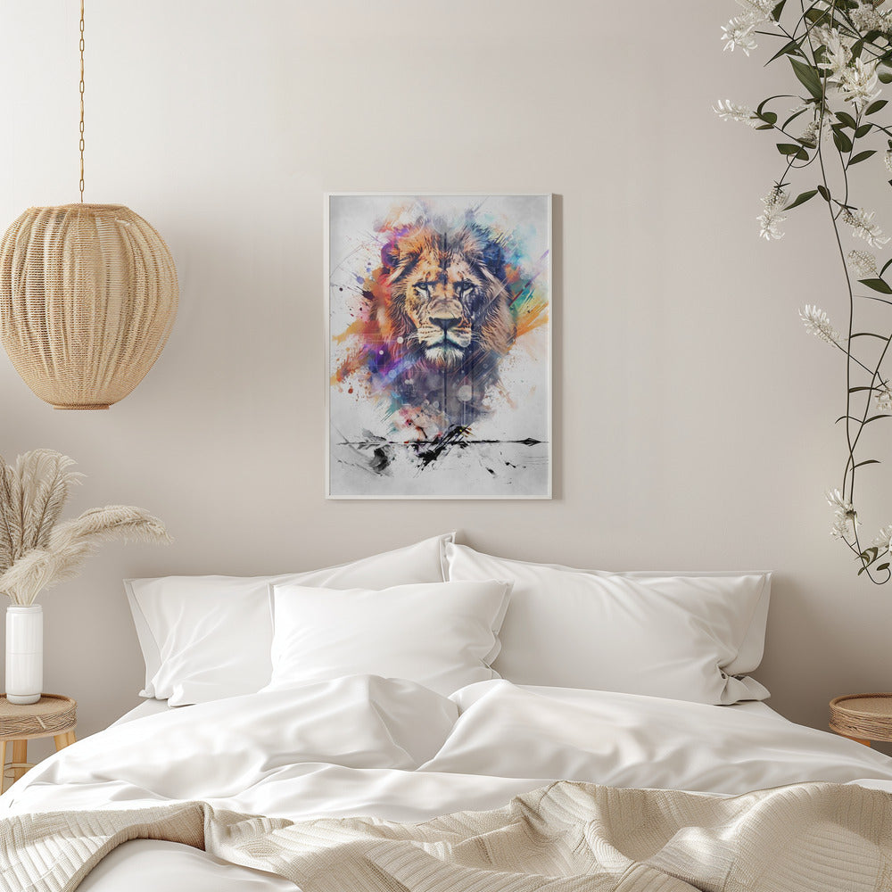 Wall art Lion Poster Art 04