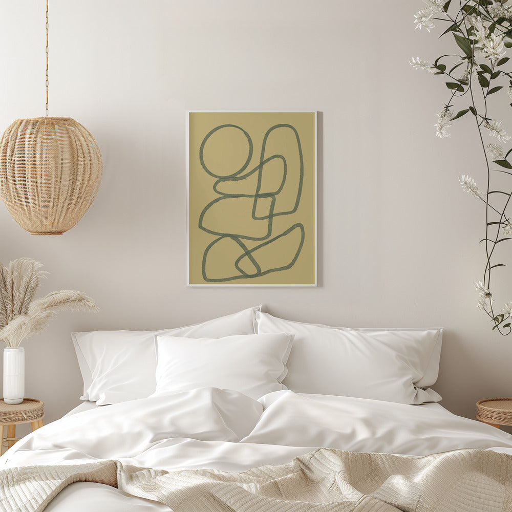 Wall art Line drawing ABSTRACT