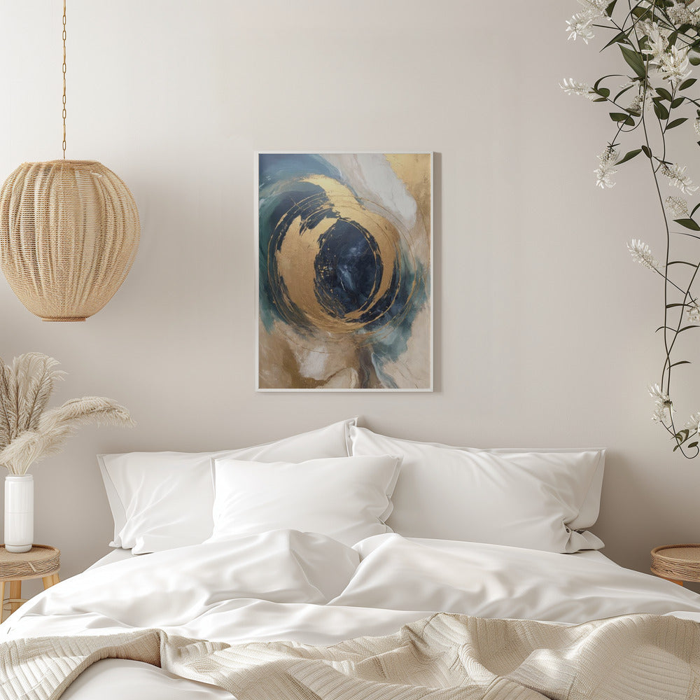 Wall art Golden Vortex