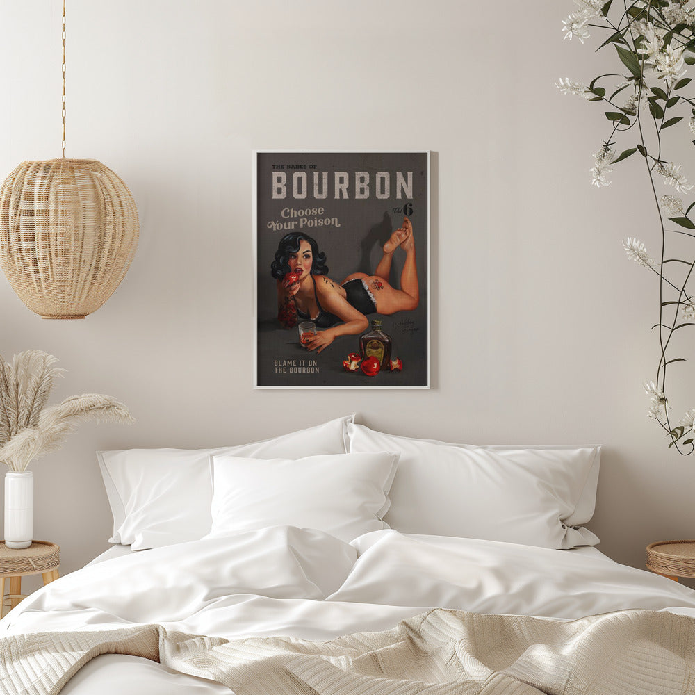 Wall art Babes of Bourbon Vol 6 Choose Your Poison Sexy Pinup
