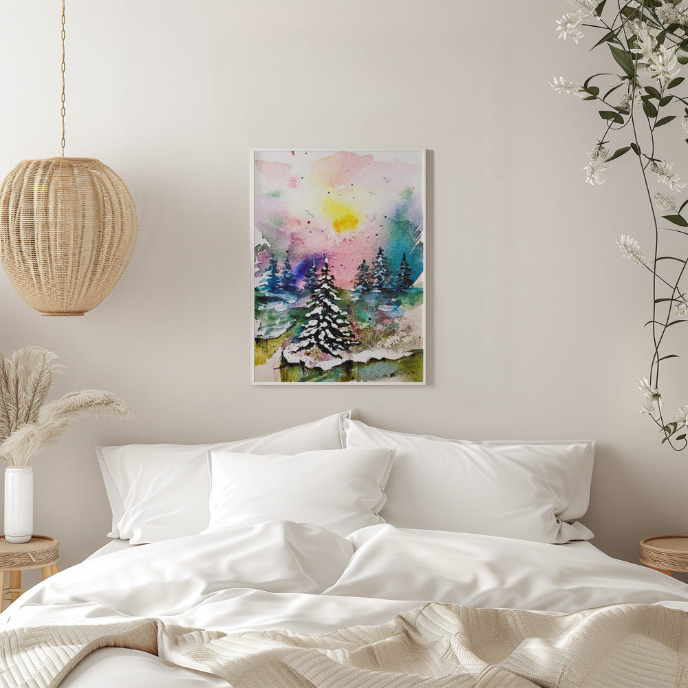 Wall art Winter 9 Canvas Print