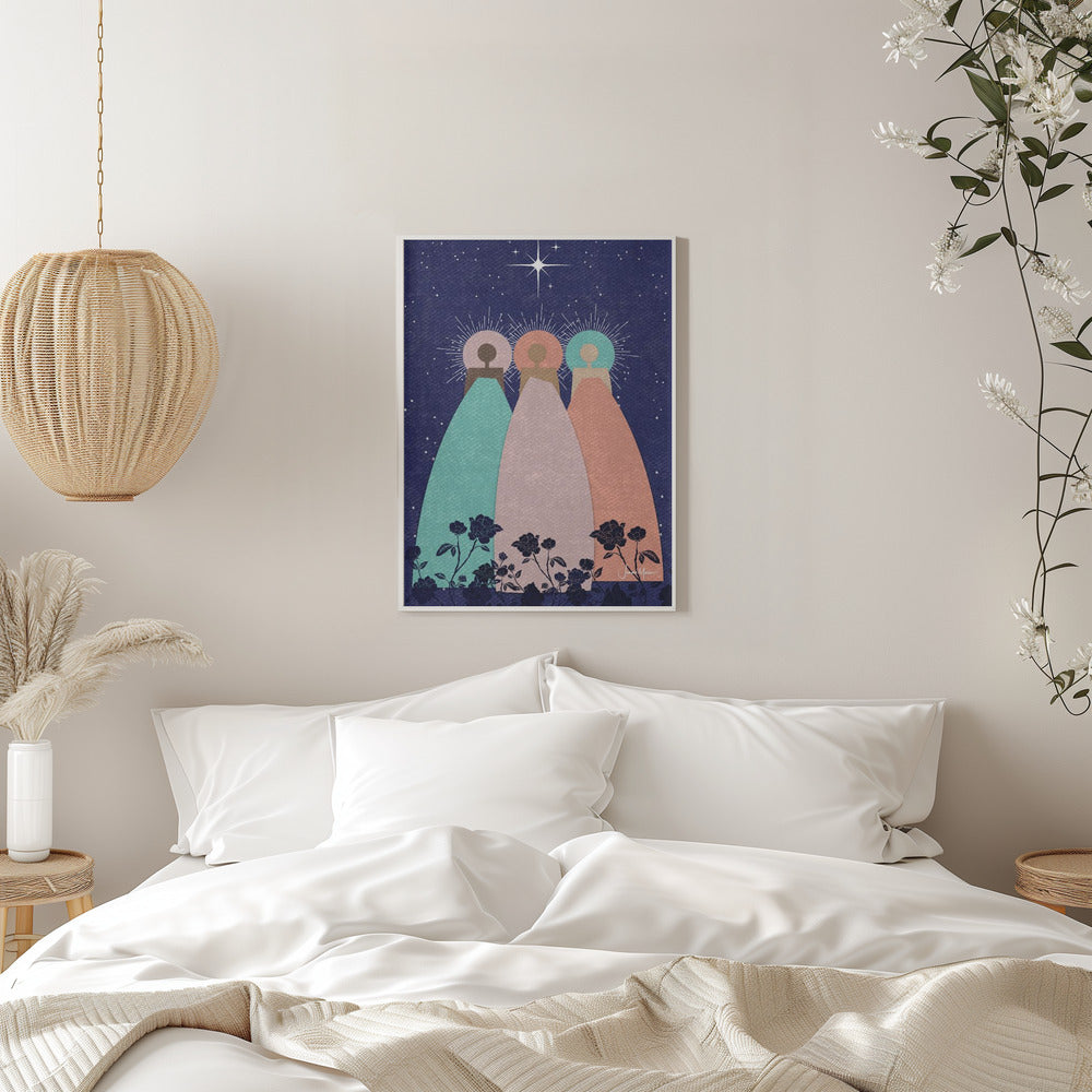 Wall art Three Spirit Guides Canvas Print