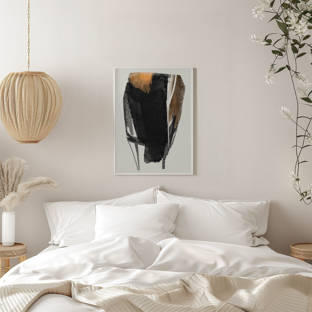 Wall art Black Figure On Neutral Background 2