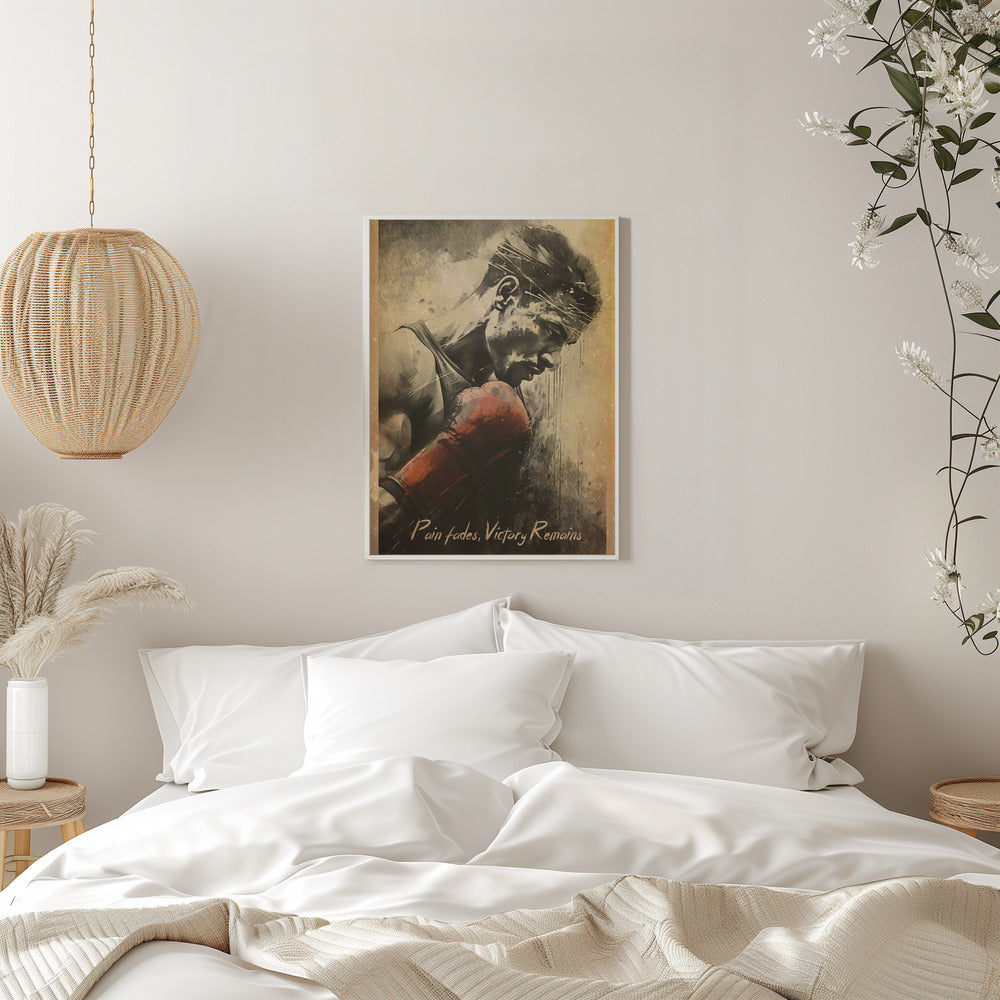 Wall art Pain Fades Victory Remains