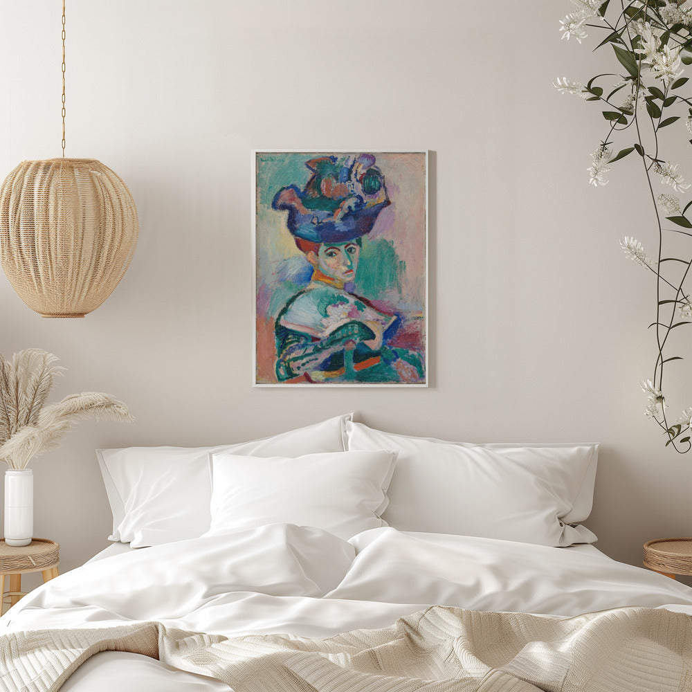 Wall art Woman With Hat