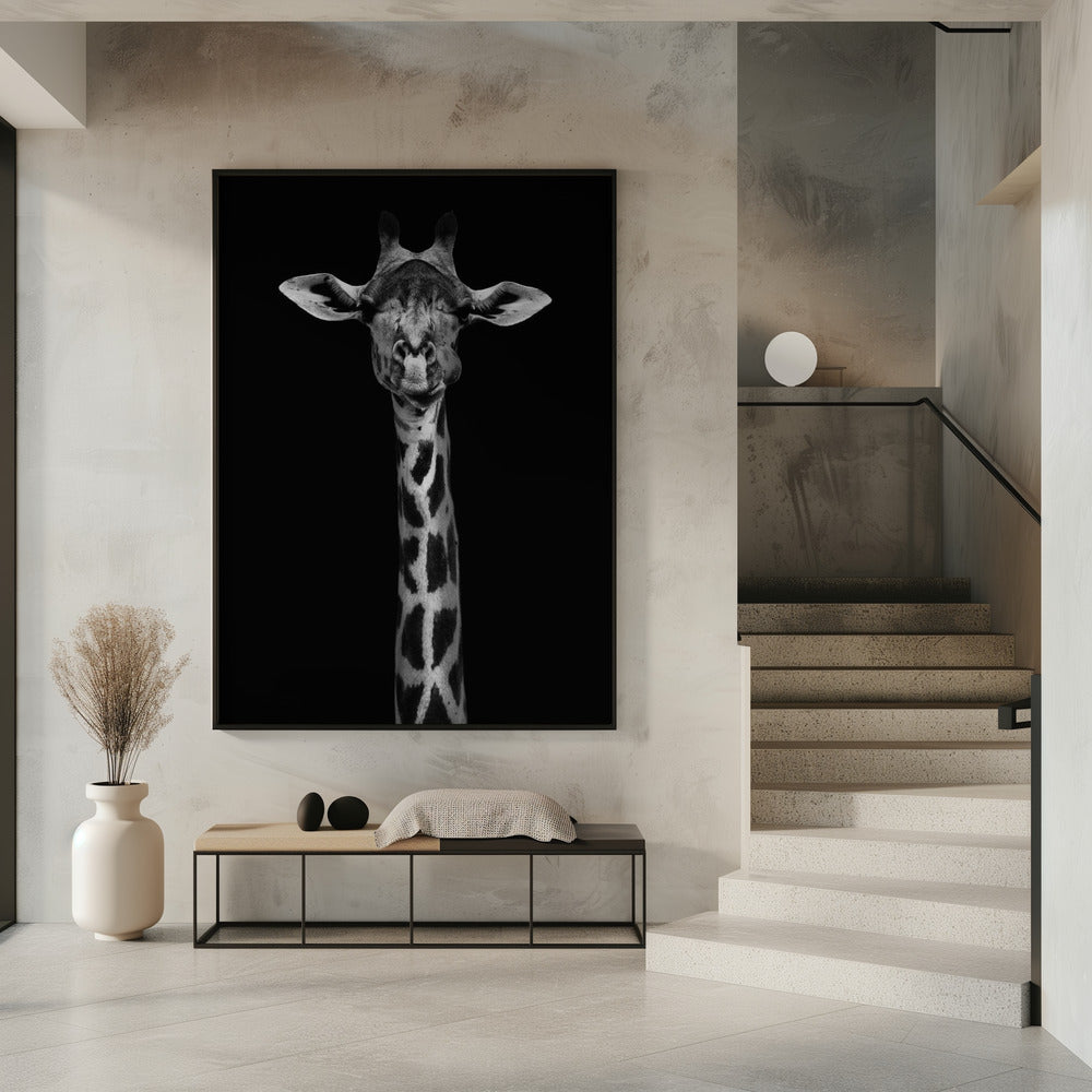 Wall Art Giraffe Portrait